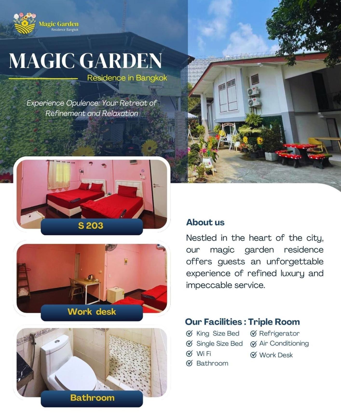 Magic Garden Residence Bangkok Luaran gambar