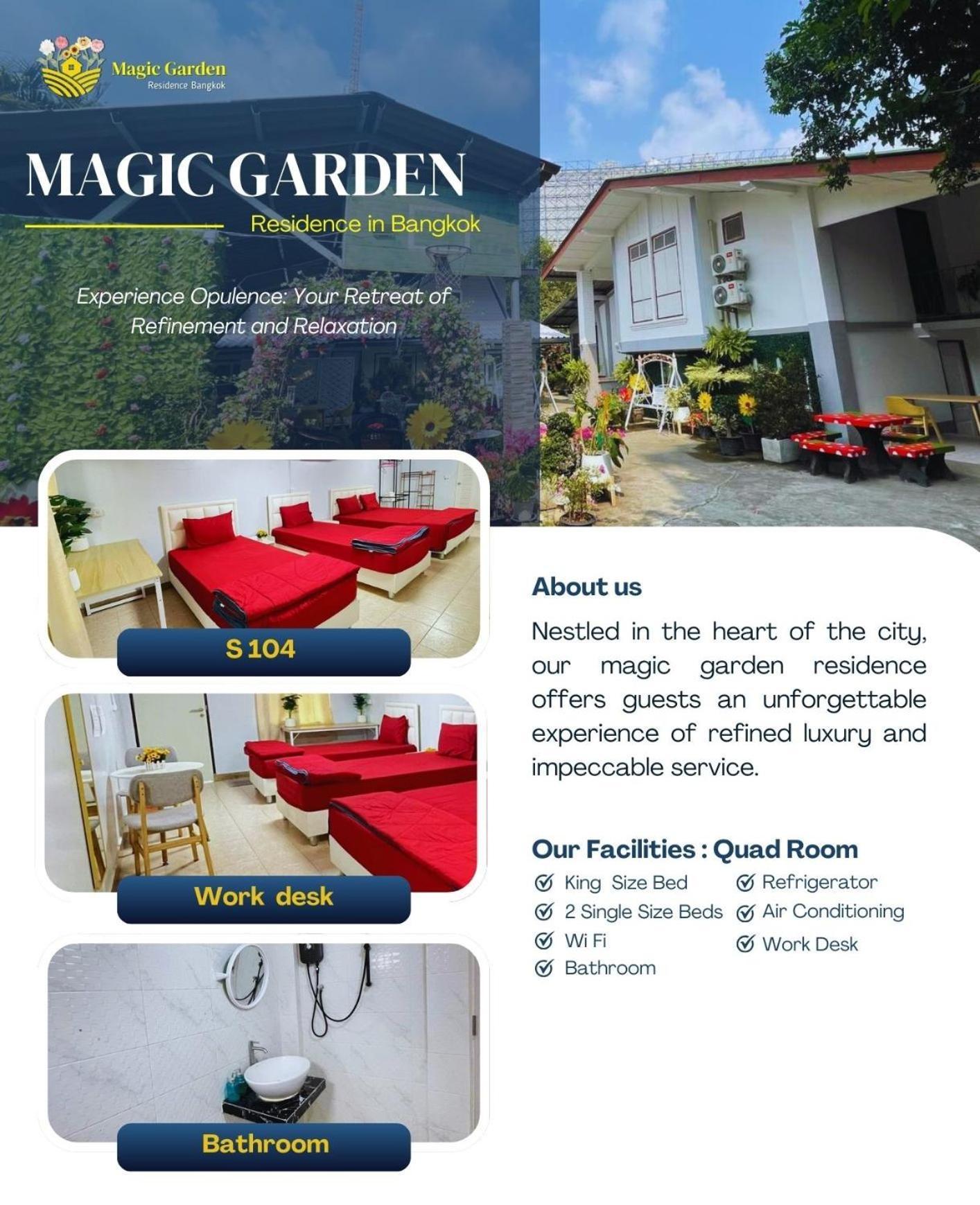 Magic Garden Residence Bangkok Luaran gambar