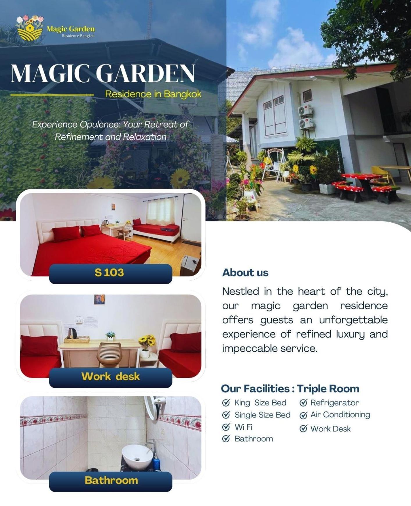 Magic Garden Residence Bangkok Luaran gambar